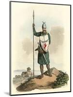 Scots Knight 14th Cent-Charles Hamilton Smith-Mounted Art Print