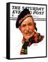 "Scotsman," Saturday Evening Post Cover, June 23, 1934-J.F. Kernan-Framed Stretched Canvas