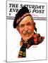 "Scotsman," Saturday Evening Post Cover, June 23, 1934-J.F. Kernan-Mounted Giclee Print