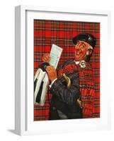 "Scotsman with Savings Bonds," October 9, 1943-Howard Scott-Framed Giclee Print