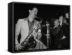 Scott Hamilton and Warren Vache Playing Live at the Pizza Express, London, 1979-Denis Williams-Framed Stretched Canvas
