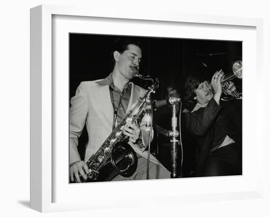 Scott Hamilton and Warren Vache Playing Live at the Pizza Express, London, 1979-Denis Williams-Framed Photographic Print