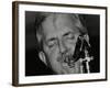 Scott Hamilton Playing Tenor Saxophone at the Fairway, Welwyn Garden City, Hertfordshire, 1999-Denis Williams-Framed Photographic Print