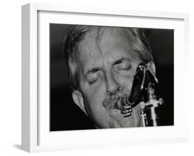 Scott Hamilton Playing Tenor Saxophone at the Fairway, Welwyn Garden City, Hertfordshire, 1999-Denis Williams-Framed Photographic Print