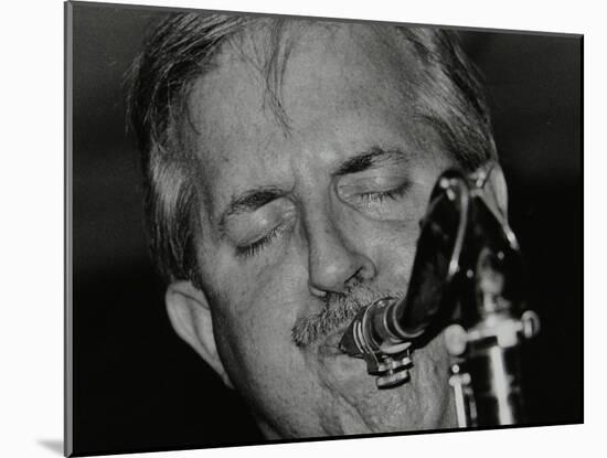 Scott Hamilton Playing Tenor Saxophone at the Fairway, Welwyn Garden City, Hertfordshire, 1999-Denis Williams-Mounted Photographic Print