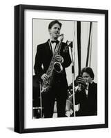 Scott Hamilton (Tenor Saxophone and Warren Vache (Trumpet) at Knebworth, Hertfordshire, 1982-Denis Williams-Framed Photographic Print