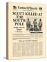 Scott Killed at the South Pole-The Vintage Collection-Stretched Canvas