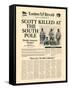 Scott Killed at the South Pole-The Vintage Collection-Framed Stretched Canvas