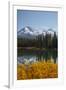 Scott Lake with Sister Mts, Willamette National Forest Oregon, USA-Jamie & Judy Wild-Framed Photographic Print