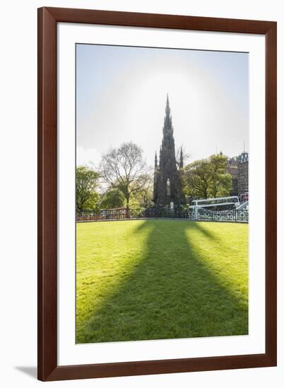 Scott Monument along Princess Street-Guido Cozzi-Framed Photographic Print