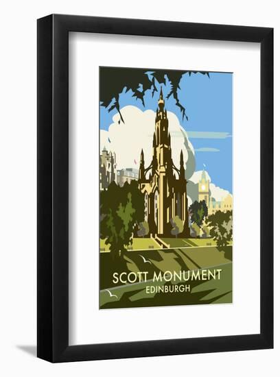 Scott Monument, Edinburgh - Dave Thompson Contemporary Travel Print-Dave Thompson-Framed Giclee Print