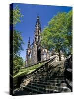 Scott Monument, Edinburgh, Lothian, Scotland, United Kingdom-Peter Scholey-Stretched Canvas