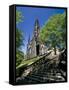 Scott Monument, Edinburgh, Lothian, Scotland, United Kingdom-Peter Scholey-Framed Stretched Canvas