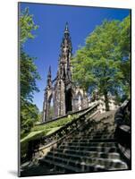Scott Monument, Edinburgh, Lothian, Scotland, United Kingdom-Peter Scholey-Mounted Photographic Print