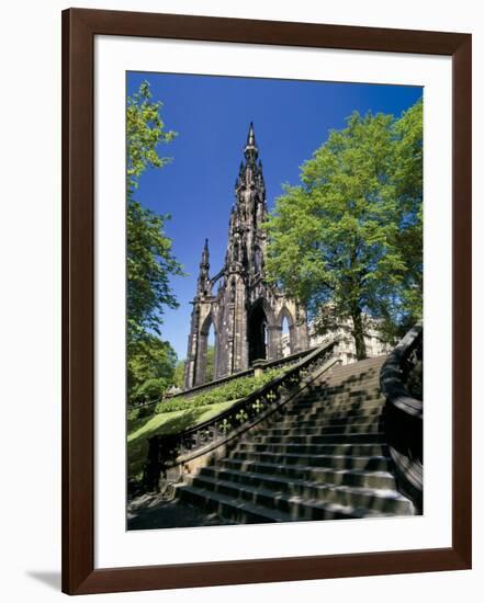 Scott Monument, Edinburgh, Lothian, Scotland, United Kingdom-Peter Scholey-Framed Photographic Print