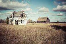 An Old Farm Yard on the Canadian Prairies-Scott Prokop-Photographic Print