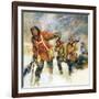 Scott's Expedition to the South Pole-English School-Framed Giclee Print