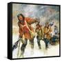 Scott's Expedition to the South Pole-English School-Framed Stretched Canvas