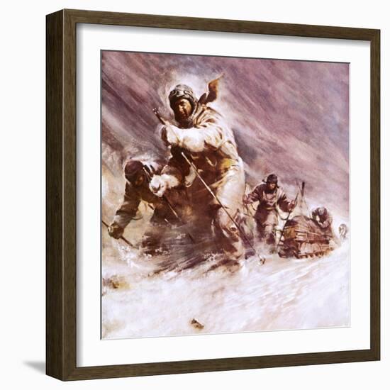 Scott's Expedition to the South Pole-McConnell-Framed Giclee Print