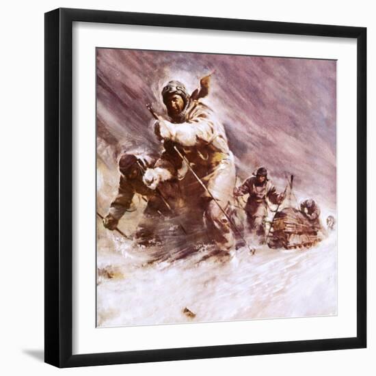 Scott's Expedition to the South Pole-McConnell-Framed Giclee Print