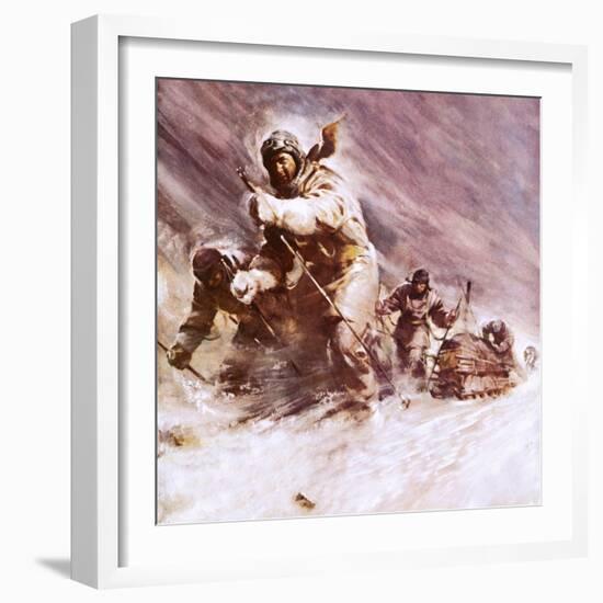 Scott's Expedition to the South Pole-McConnell-Framed Giclee Print