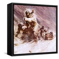 Scott's Expedition to the South Pole-McConnell-Framed Stretched Canvas