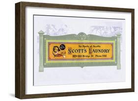 Scott's Laundry-null-Framed Art Print