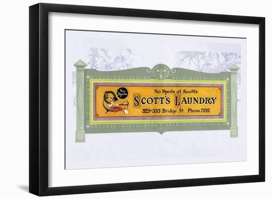 Scott's Laundry-null-Framed Art Print