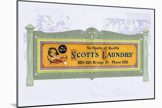 Scott's Laundry-null-Mounted Art Print