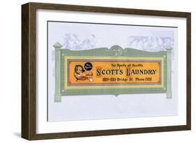 Scott's Laundry-null-Framed Art Print