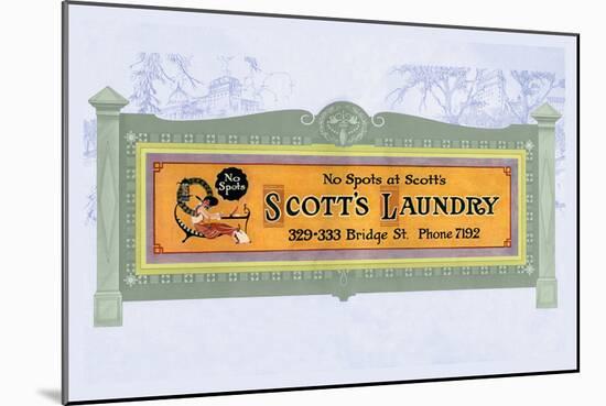 Scott's Laundry-null-Mounted Art Print