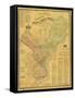 Scott's Map of the Consolidated City of Philadelphia, 1856-James Scott-Framed Stretched Canvas
