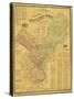 Scott's Map of the Consolidated City of Philadelphia, 1856-James Scott-Stretched Canvas