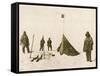 Scott's Team Arrive at the South Pole to Find That Amundsen's Crew Have Beaten Them to It-null-Framed Stretched Canvas