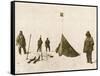 Scott's Team Arrive at the South Pole to Find That Amundsen's Crew Have Beaten Them to It-null-Framed Stretched Canvas