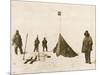Scott's Team Arrive at the South Pole to Find That Amundsen's Crew Have Beaten Them to It-null-Mounted Photographic Print