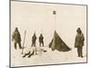 Scott's Team Arrive at the South Pole to Find That Amundsen's Crew Have Beaten Them to It-null-Mounted Photographic Print