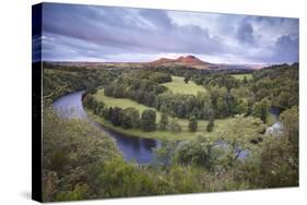 Scott's View Looking Towards Eildon Hill with the River Tweed in the Foreground, Scotland, UK-Joe Cornish-Stretched Canvas