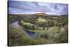 Scott's View Looking Towards Eildon Hill with the River Tweed in the Foreground, Scotland, UK-Joe Cornish-Stretched Canvas