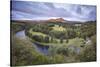 Scott's View Looking Towards Eildon Hill with the River Tweed in the Foreground, Scotland, UK-Joe Cornish-Stretched Canvas