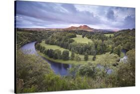 Scott's View Looking Towards Eildon Hill with the River Tweed in the Foreground, Scotland, UK-Joe Cornish-Stretched Canvas