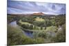 Scott's View Looking Towards Eildon Hill with the River Tweed in the Foreground, Scotland, UK-Joe Cornish-Mounted Photographic Print