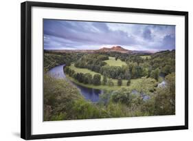 Scott's View Looking Towards Eildon Hill with the River Tweed in the Foreground, Scotland, UK-Joe Cornish-Framed Photographic Print