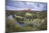 Scott's View Looking Towards Eildon Hill with the River Tweed in the Foreground, Scotland, UK-Joe Cornish-Mounted Photographic Print
