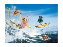 K-9 Surf Club-Scott Westmoreland-Art Print