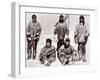 Scott, Wilson, Oates, Bowers and Evans at the South Pole, 18th January 1912-English Photographer-Framed Photographic Print