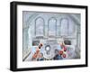 Scottie and Jack Grand Central Time-Zelda Fitzgerald-Framed Art Print