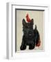 Scottie Dog and Red Birds-Fab Funky-Framed Art Print