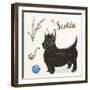 Scottie Dog Escapades-Kerri Elliot-Framed Art Print