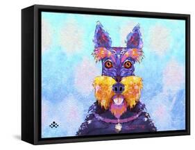 Scottie Dog L-Fernando Palma-Framed Stretched Canvas